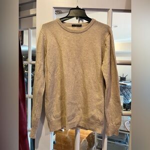 Brandy Melville Men's Tan Crewneck Sweater